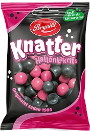 Godispåse Knatter Hallonlakrits 80g Brynild