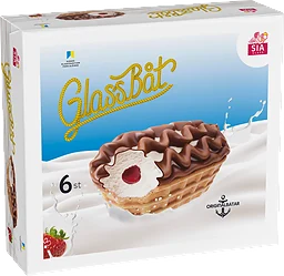 Glassbåt Gräddglass