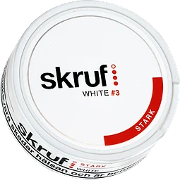 Portionssnus Vit Stark 21,6g Skruf