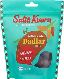 Dadlar Soltorkade 200g KRAV Saltå Kvarn