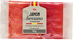 Skinka Lufttorkad Jamon Serrano 80g ICA
