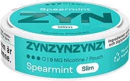 Zyn Spearmint Slim 9mg S3 13.6g