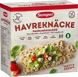 Havreknäcke Glutenfri 215g Semper