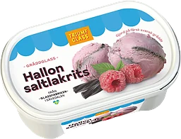 Gräddglass Hallon & saltlakrits 500ml Triumf Glass
