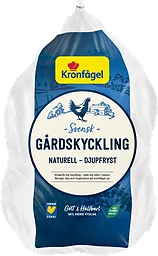 Gårdskyckling Fryst ca 1375g Kronfågel