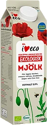 Mjölk 3,0% KRAV 1l ICA I love eco