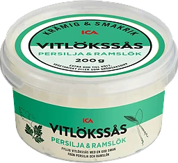 Vitlöksås Persilja och Ramslök 200g ICA