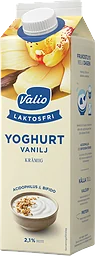 Vaniljyoghurt Laktosfri 2,1% 1l Valio