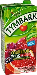 Multifrukt & Röda bär dryck 2l Tymbark