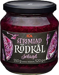 Strimlad Rödkål 550g ICA