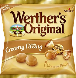 Gräddkaramell Creamy filling 135g Werthers Original