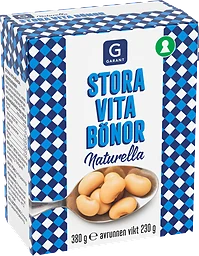 Vita Bönor Stora Naturella