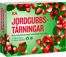 Jordgubbstärningar 250g ICA