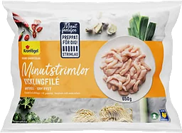 Kycklingfilé Minutstrimlor 650g Kronfågel