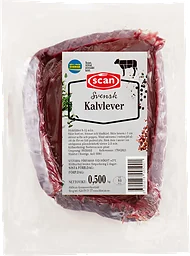 Kalvlever ca 500g Scan