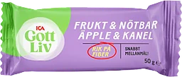 Fruk och nötbar Äpple och kanel 50g ICA Gott Liv