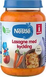 Barnmat Lasagne med kyckling 8m 190g Nestle