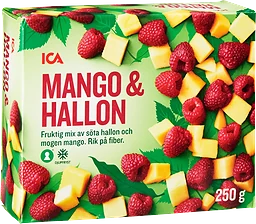 Mango & hallon Fryst 250g ICA