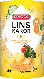 Linskakor Ost Glutenfri 125g Friggs