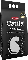 Kattströ Cattia vitt klumpbildande 5l Cattia