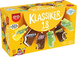 Glass Klassikerlåda 18-pack GB Glace