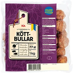 Köttbullar 1kg ICA