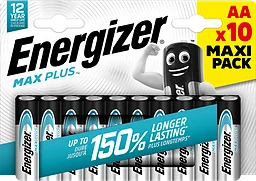 Batteri Max Plus AA 10-pack