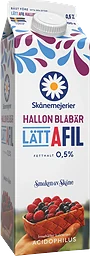 A-fil Lätt Hallon & blåbär 0,5% 1l Skånemejerier