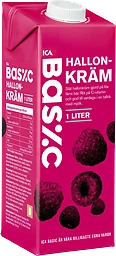 Hallonkräm 1l ICA Basic