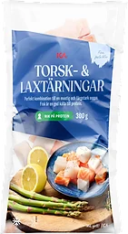 Torsk & laxtärningar Fryst 300g ICA