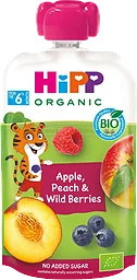Smoothie Äpple persika & blåbär 6m Ekologisk 100g HiPP