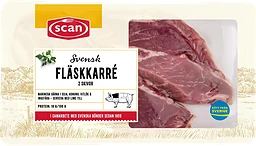 Fläskkarré Färsk Skivad 300g Scan