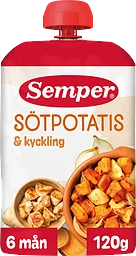 Klämmis Sötpotatis Kyckling