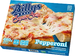 Pan pizza Super size pepperoni 660g Billys