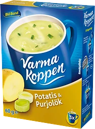 Potatis & Purjolöksoppa 3 portioner 6dl Varma Koppen