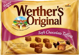 Gräddkola med choklad 1kg  Werthers original