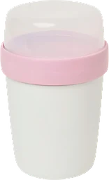 Yoghurtbägare 400ml+180ml Rosa Bandet ICA