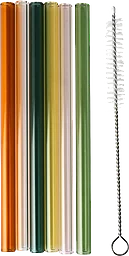 Sugrör Glas 6-pack