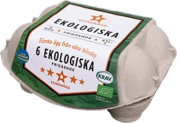 Ägg 6P Eko Frigående Utomhus