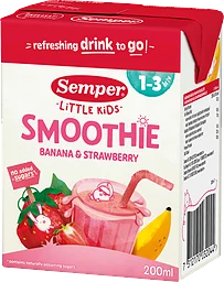 Smoothie Banan Jordgubb Från 12 Månader