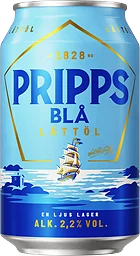 Ljus Lager 2,2 Pripps Blå Lättöl Burk
