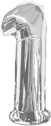 Folieballong 1 Silver