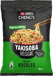 Nudlar Yakisoba Veggie 93g Mrs Chengs