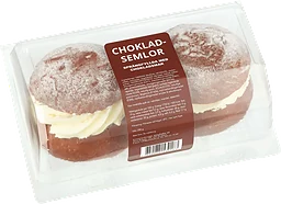Chokladsemla 2-p 290g Easybake