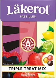 Pastiller Triple Treat Big Pack 75g Läkerol
