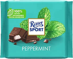 Chokladkaka Peppermint 100g Ritter Sport