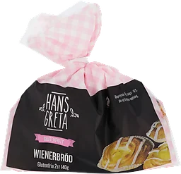 Wienerbröd Glutenfri Fryst 140g Hans & Greta