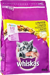 Kattmat Junior 2-12mån Kyckling 950g Whiskas