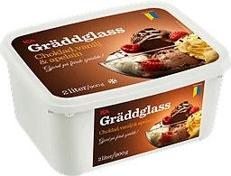 Gräddglass Choklad vanilj & apelsin