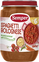 Barnmat Spaghetti Bolognese 6 Mån